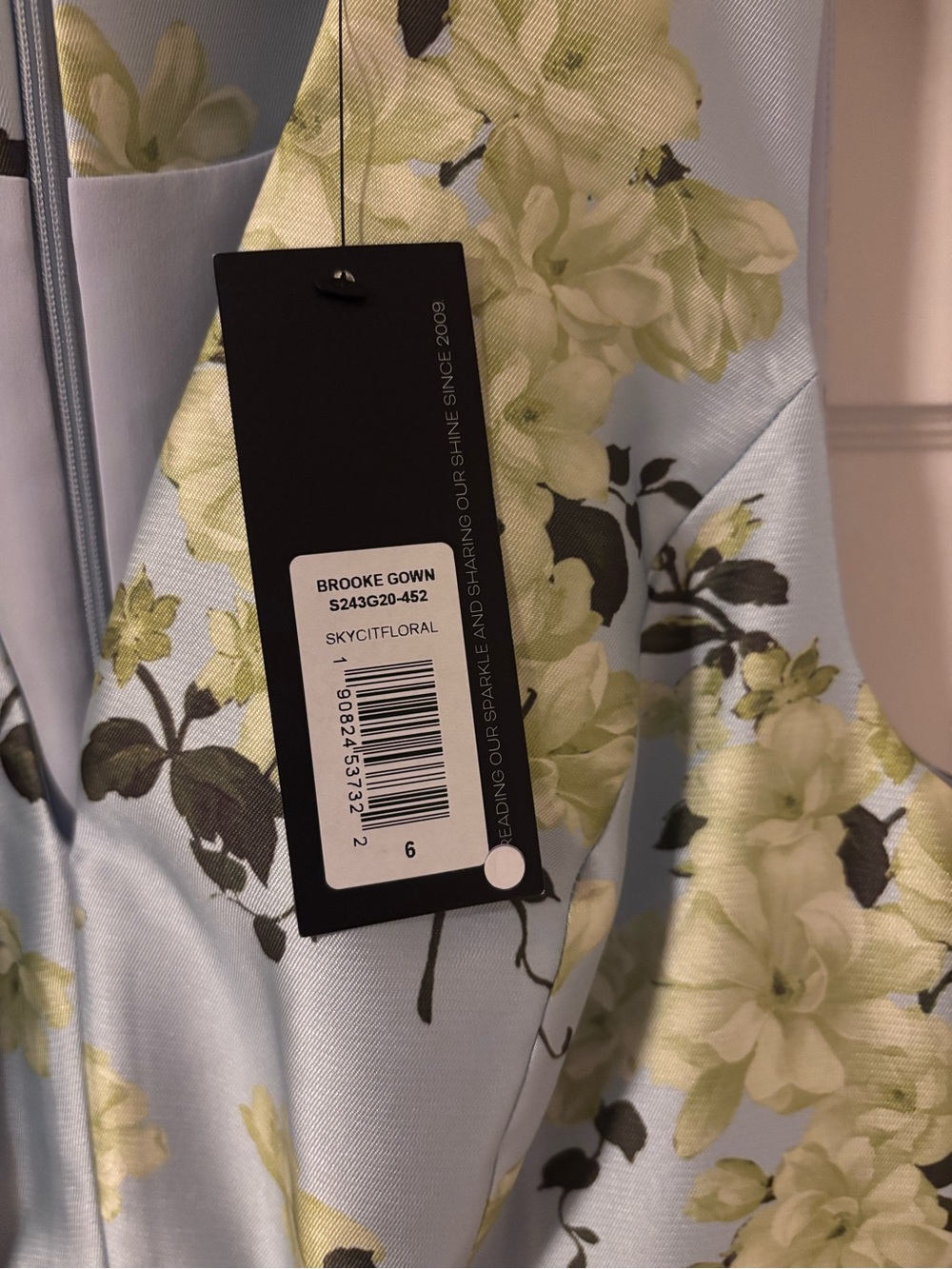 NWT Sachin + Babi Brooke Floral Gown - Picture 4 of 5